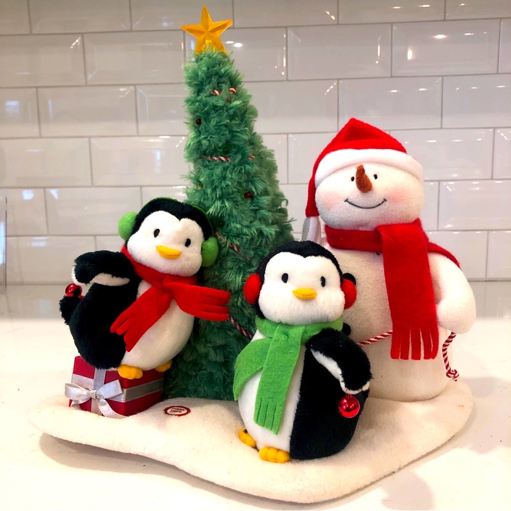 Hallmark Jingle Pals Penguins Snowman “Rockin Around the Christmas Tree” Musical